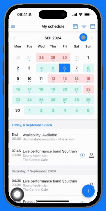time registration in the app without a function.gif