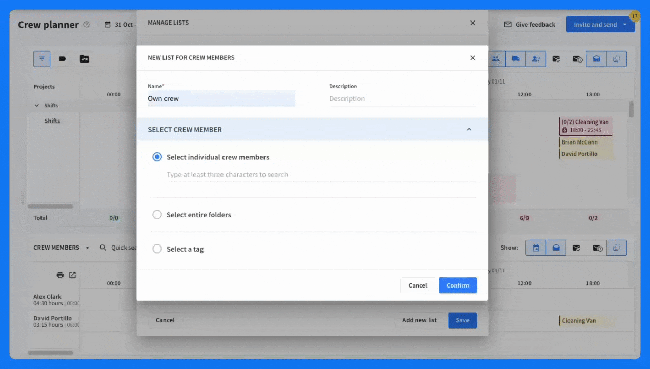 New ui custom list folder selection.gif