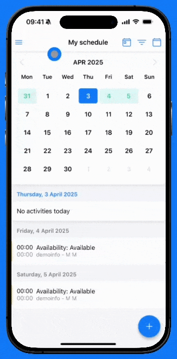 leave request app time registration.gif