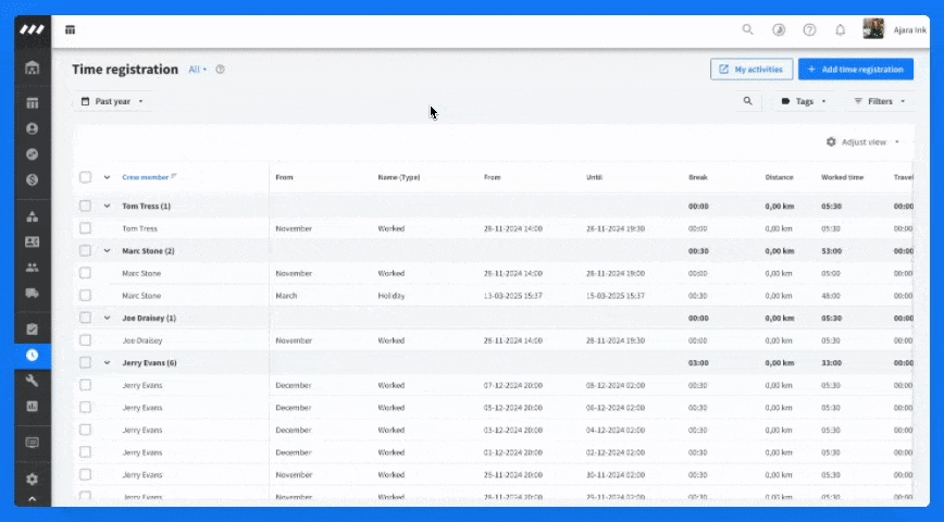 Add a new time registration (Rentman Web) .gif