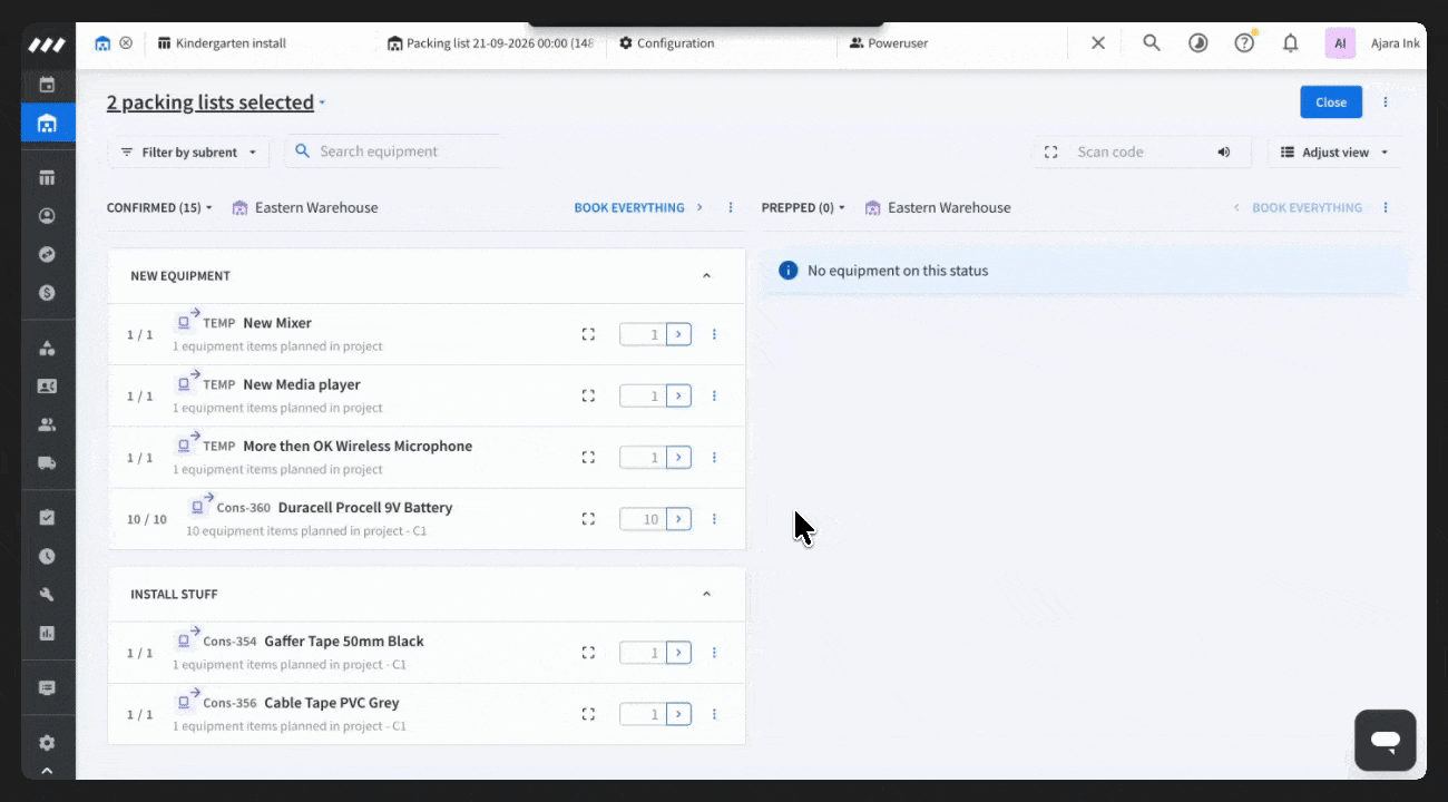 Rimuovere un articolo dal progetto.gif